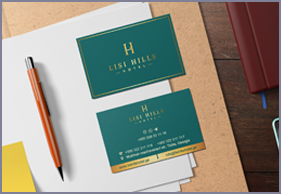 Lisi Hills Hotel Business card